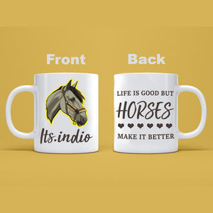 Personalized Horse Mugs